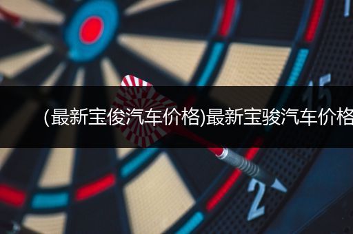 （最新宝俊汽车价格)最新宝骏汽车价格