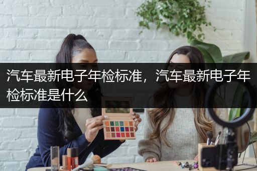 汽车最新电子年检标准，汽车最新电子年检标准是什么